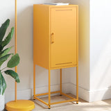 Highboard Mustard Yellow 36x39x107 cm Steel 846533
