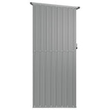 Garden Shed Grey 180.5x97x209.5 cm Galvanised Steel 150904