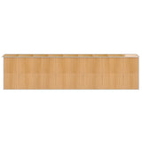 Garden Shed Light Brown 192x772x223 cm Galvanised Steel 3147478