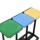 Bin Bag Stands with Lid 240-330 L Multicolour PP 340989