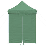 ZNTS Foldable Party Tent Pop-Up with 4 Sidewalls Green 4005000