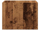 Planter Box Old Wood 40x40x40 cm Engineered Wood 857027