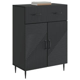 Sideboard with Drawer Black 66 x 34.5 x 89.5 cm Engineered Wood 894866