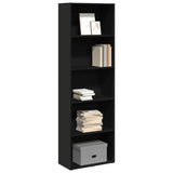 Bookcase Black 60x30x189 cm Engineered Wood 857918