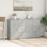 Sideboards 2 pcs Concrete Grey 60x31x70 cm Engineered Wood 3276556