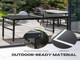5ft Mini Table Tennis Table, Folding Ping Table with Net and Aluminium Frame, Portable Ping T3398P425043