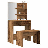 Dressing Table Set Old Wood Engineered Wood 3329189