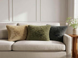 Cushion with Pillow HEERLEN 6 pcs Light Green PV Fleece 926759