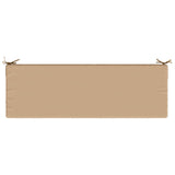 2-Piece Bench Cushions SOEST 2 pcs 100% Polyester Sand 950307