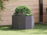 Planter Black 60 x 60 x 50 cm Steel 883759