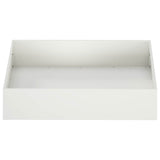 Garden Planter White 100 x 100 x 20 cm Cold-rolled Steel 8005024