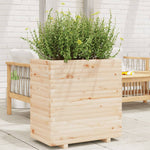 ZNTS Garden Planter 70x40x72 cm Solid Wood Pine 3282629