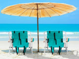 Folding Beach Chair Set of 2 for Adults, 4 Position Portable Backpack Foldable 92694643