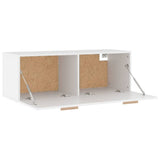 Wall Cabinet White 100x36.5x35 cm Engineered Wood 812942