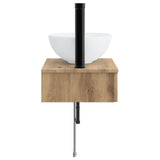 Wall-Mounted Wash Basin Artisan Oak 40 x 35 x 39 cm 890177