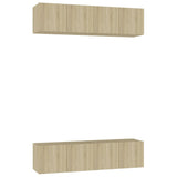 TV Cabinets 4 pcs Sonoma Oak 60x30x30 cm Engineered Wood 3078954