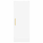 Highboard White 34.5x34x180 cm Engineered Wood 3198969