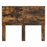 Headboard with Headboard Smoked Oak 120 cm Engineered wood 887786