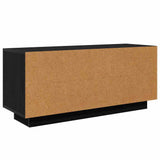 TV Cabinet Black Oak 102 x 35 x 45 cm Engineered Wood 880533