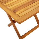 Garden Side Table 40x40x40 cm Solid Wood Acacia 366513