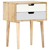 Bedside Cabinet 47x35x59 cm Solid Mango Wood 286481