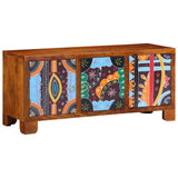Shoe Bench Honey Brown 100 x 35 x 45 cm Acacia Solid Wood 4016526
