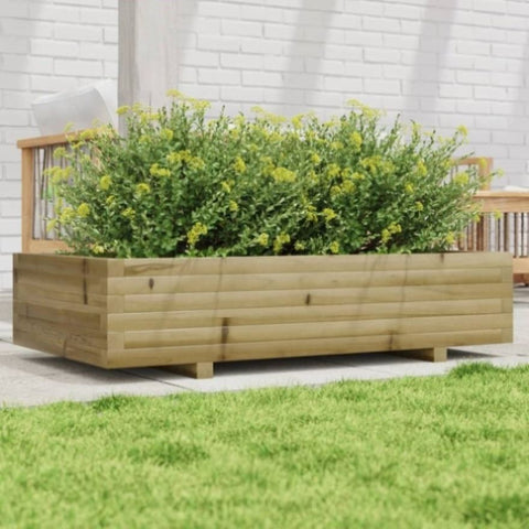 ZNTS Garden Planter 110x60x26.5 cm Impregnated Wood Pine 847352