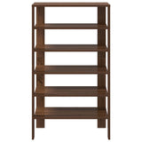 Shoe Rack Brown Oak 61x32x105 cm Engineered Wood 859866