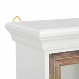Wall Cabinet White 49x22x59 cm Engineered Wood 280073
