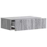 Wall-Mounted Side Table Grey Sonoma 87.5 x 34.5 x 17 cm 898841