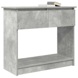 Console Table with Drawers Concrete Grey 85.5x38.5x74.5 cm 861394