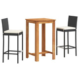 Garden Bar Set Black, Cream White 3295294