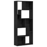 Bookcase Black Oak 67x24x161 cm Engineered Wood 862485
