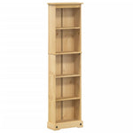 ZNTS Bookcase Corona 46x20x170 cm Solid Wood Pine 4002779