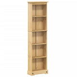 ZNTS Bookcase Corona 46x20x170 cm Solid Wood Pine 4002779