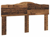 Bed Frame with Headboard Old Wood 120 x 190 cm Solid Pine Wood 3412932