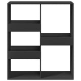Book Cabinet/Room Divider Black 100x33x115 cm 854509