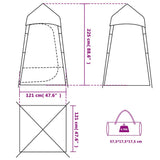 Toilet Tent Green Waterproof 94424