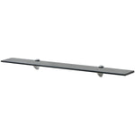 Floating Shelves 2 pcs Glass 80x20 cm 8 mm 3051531