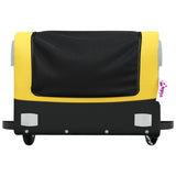 Bike Trailer Black and Yellow 30 kg Iron 94036