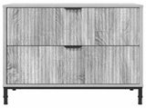 Bedside Table Grey sonoma 63.5 x 36 x 61 cm Engineered wood 883470