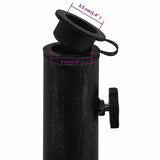 Umbrella Base Black 48x48x33 cm Cast Iron 317749