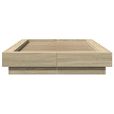 Bed Frame without Mattress Sonoma Oak 100x200 cm 3281205