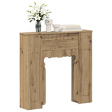 Fireplace Surround Artisan Oak 93 x 20 x 89 cm Engineered Wood 8006632
