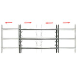 Adjustable Security Grille for Windows with 3 Crossbars 1000-1500 mm 141384