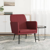 Armchair Wine Red 61x78x80 cm Faux Leather 351396