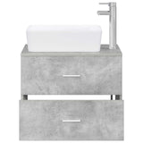 Bathroom Furniture Set Concrete Grey Engineered Wood 3404393