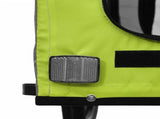 Pet Bike Trailer Green and Grey Oxford Fabric and Iron 93871