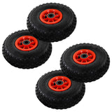 ZNTS Sack Truck Wheels 4 pcs Rubber 3.00-4 142970