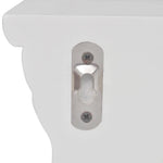 Wall Shelves Aaliyah 2 pcs White 242439